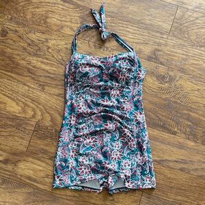 Floral Halter Romper